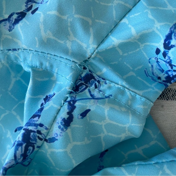 Peter Millar Blue Lobster Trap 7” Swim Trunks Shorts L - Picture 16 of 16